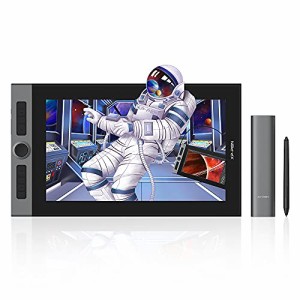 XPPen 液タブ 液晶ペンタブレット 15.4インチ 9mm厚さ X3チップ搭載ペン フルラミネート加工 8個ショートカットキー 筆圧検知 オンライン