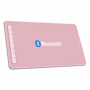 XPPen ペンタブ Deco LW ワイヤレス Bluetooth対応 板タブ ペンタブレット 10x6インチ X3チップ搭載ペン付 傾き検知 選べる4色 デザイン 