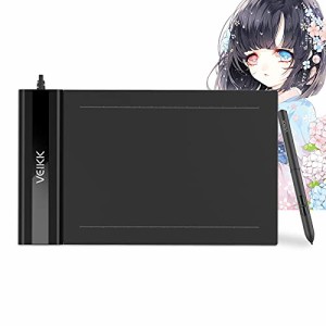 VEIKK S640 初めてペンタブ ペンタブレット 6*4インチ OSU!ゲーム イラスト 板タブ 入門用 絵描き 8192レベル筆圧 Windows Mac Linux And