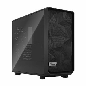 Fractal Design Meshify 2 Black TG ミドルタワーPCケース 多角形メッシュデザイン採用 強化ガラスモデル FD-C-MES2A-03 CS7774