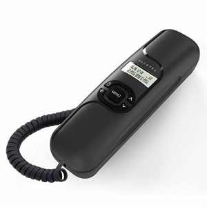 ALCATEL (アルカテル) T16 電話機 ナンバーディスプレイ おしゃれ シンプル 固定電話機 シンプルフォン コンパクト 小型 壁掛け 受付用 