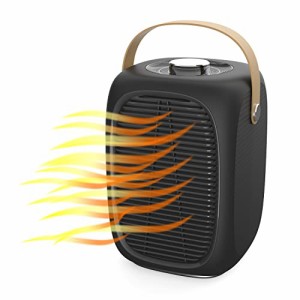 セラミックヒーター 小型 3秒速暖 大風量 温風 ファンヒーター 1000Ｗ 3段階切替 省エネ 静音 ミニ 足元ヒーター 過熱保護 転倒保護 卓上