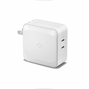 Spigen 100W 充電器 [ GaN II, USB Type C, PD3.0対応, 2台同時, 100W・45Ｗ出力, 急速充電, 折りたたみ式プラグ ] Macbook Pro, iPhone 