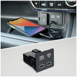 [UC PRODUCE]ホンダN-BOX専用 USB TYPE-Cスマホ急速充電器 18W+18W / MAX 30W JF3/JF4 /PD/PPS/