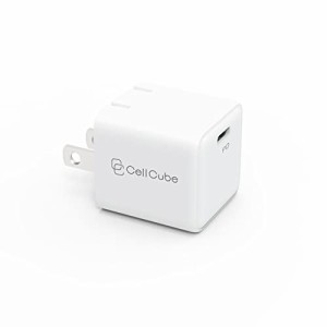 (CellCube) 20W 超 ミニサイズ 急速充電器【PSE認証】約32×30×30?o 超 小型サイズ 折りたたみ式プラグ PD3.0 対応 安全安心 日本ブラン