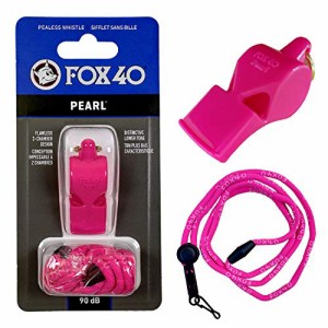 FOX40 フォックス40 Classic/Pearl ホイッスル プロ審判用【115db/90dB】ランヤード付属 コルク玉不使用ピーレスタイプ