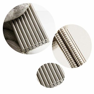 D5mmネオジム磁石 DIY多用途 丸形マグネット 冷蔵庫、事務所、科学、工芸に最適 小型丸ディスク磁石 (D5mm x 1mm-100個)