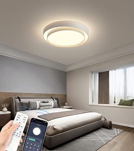 LED シーリングライト 8-12畳 APP遠隔制御 無段階調光調色 リモコン付き 北欧 おしゃれ インテリアライト 天井 照明器具 間接照明 和室 