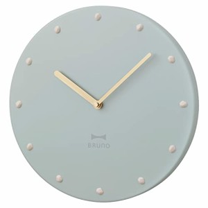 BRUNO ブルーノ 掛け時計 壁掛け時計 メタルウォールクロック ETAL WALL CLOCK BCW043 ブルーグレー