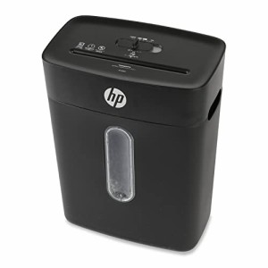 HP 電動シュレッダー 家庭用 (15L / 1-3人用) 静音 コンパクト/クロスカット 6枚同時細断 (リモートワーク/在宅勤務/オフィス) 大容量ダ