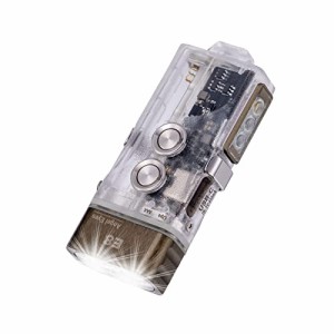 RovyVon Angel Eyes E8 キーチェーンライト - デュアルバッテリー電源を備えた強力で多機能なEDCフラッシュライト、USB-C充電可能、補助