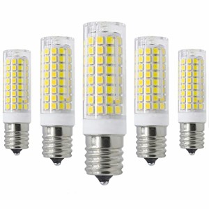 LED電球 E17口金 昼光色（7W）一般白電球60Wハロゲンランプ相当 17mm 100V 調光器応 750lm 全方向 広配光 5個入り