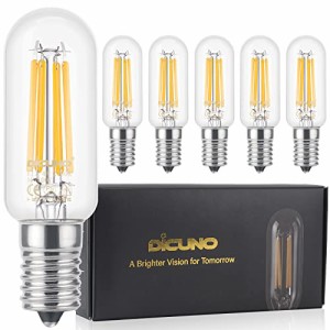 DiCUNO LED電球 E17口金 フィラメント電球 4W 40W形相当 2700K 電球色 広配光 クリア電球 調光非対応 6個セット