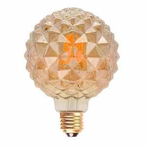 LEDエジソン電球 G95(5W) E26口金 40W形相当 2700K電球色 調光器非対応 LED電球 おしゃれ ヴィンテージエジソンランプ フィラメント アン