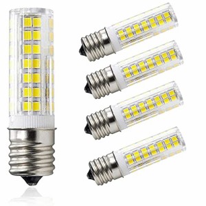 SYXKJ E17 LED電球 E17口金6W 直径17mm 60Wハロゲンランプ相当, 昼光色6000K 可光100V LED電球 全方向広配光（5個入りです）