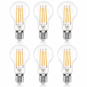 Haian Support フィラメント電球 E17口金 60W形相当 ミニクリプトン電球 6W LED電球 電球色 3000k 600lm シャンデリア 広配光タイプ 調光