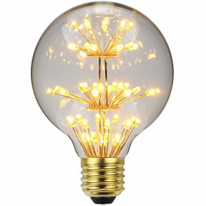 TIANFANエジソン電球花火LED電球AC85-265V装飾電球G80テーブルランプ電球シーリングライト電球夜電球