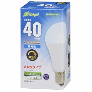 LED電球 E26 40形相当 広配光 密閉器具・調光器対応 昼光色_LDA5D-G/D AS20 06-3618