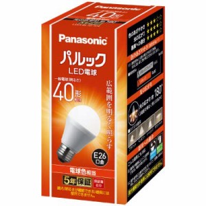 パナソニック LED電球 口金直径26mm 電球40W形相当 電球色相当(4.4W) 一般電球・広範囲を照らす広配光タイプ 1個入り 密閉形器具対応 LDA