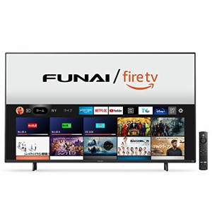 フナイ 55V型 4K液晶テレビ Fire TV 搭載 Alexa 対応 4K ダブルチューナー 内蔵 外付けHDD対応(裏番組録画可能) FL-55UF340 2022年モデル