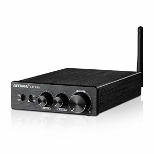 AIYIMA A07 PRO デスクトップアンプ TPA3255+QCC304X+N5532*5 Bluetooth 5.2 apt-x hd 300W*2 パワーアンプ Hifi AUDIO デスクトップアン