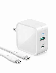 PD充電器 Type C 急速充電器 65W 2ポート USB-A USB-C GaN 窒化ガリウム 折りたたみ式プラグ PD Pioneer Technology iPhone/MacBook/ノー