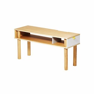 ideaco (イデアコ) テレビ台 ホワイト 幅79×奥行き26×高さ38cm Plywood Series(プライウッドシリーズ) ideaco家具 furniture