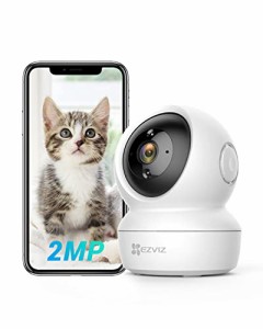 EZVIZ 防犯カメラ 1080P 屋内 監視カメラ WiFi ネットワークカメラ ペットカメラ ベビー 老人 ペット 見守り ウェブカメラ スマートナイ