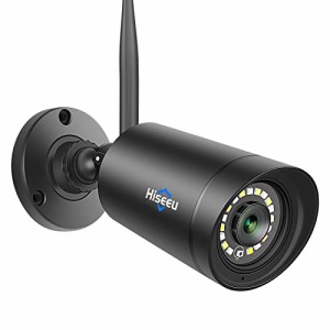 wifi増強版 500画素 防犯カメラ ネットワークカメラ IP66級防水防塵/双方向音声/遠隔監視 屋外 屋内無線接続カメラ（Hiseeu製NVRに追加す
