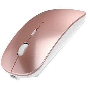 マウス Bluetooth ワイヤレスマウス 無線マウス USB充電式 USBレシーバーなし 静音 薄型 3DPIモード高精度 ボタンを調整可能 コンパクト 