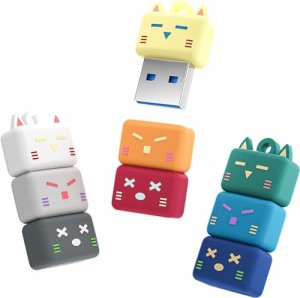 Bilious USB メモリJenna猫のデザインかわいいサムドライブ、防水&小型メモリースティック