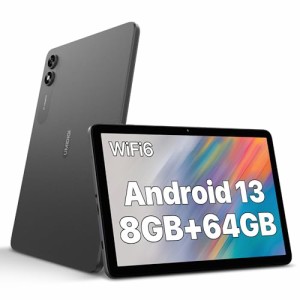 タブレット 10インチ wi-fiモデル UMIDIGI G2 Tab 8GB RAM（4GB+4GB拡張RAM）64GB ROM(1TBまでmicroSDカード拡張) Android 13 解像度1280