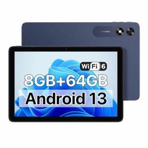 タブレット 10インチ wi-fiモデル UMIDIGI G2 Tab 8GB RAM（4GB+4GB拡張RAM）64GB ROM(1TBまでmicroSDカード拡張) Android 13 解像度1280