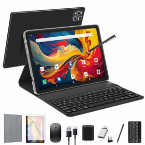 タブレット2024新登場 2in1タブレットAndroid 13 タブレッ10インチWiFi 16GB(8+8)RAM 128GB ROM 1TB拡張 5G+2.4GWiFi 8コアCPU 7000mAhバ