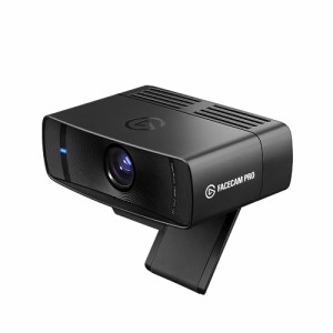 Elgato Facecam Pro, ライブ配信用 4K60 Ultra HDウェブカメラ ゲーミング/ビデオ通話/Sonyセンサー搭載/ライト補正/一眼レフスタイルコ