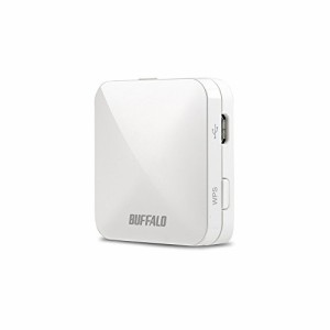 BUFFALO 11ac/n/a/g/b 無線LAN親機(Wi-Fiルーター) ホテル用 433/150Mbps ホワイト【Nintendo Switch 動作確認済】 WMR-433W-WH