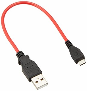 エスエスエーサービス [ 充電専用ケーブル・2.4A出力対応 ] microUSB(オス)-USB・A(オス) [15cm] SU2-MC15R