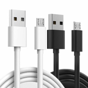 マイクロUSBケーブル 2m ブラック Black USBケーブル マイクロUSB Micro USB Cable ケーブル コード 充電 アンドロイド ゲーム機 同期 ス