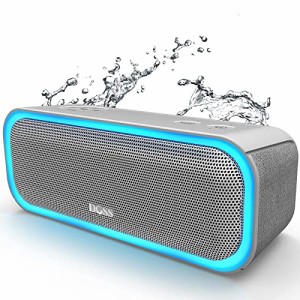 DOSS SoundBox Pro Bluetooth スピーカー【20W イルミネーション機能 20時間再生 IPX6防水 パッシブラジエーター搭載 ブルートゥーススピ