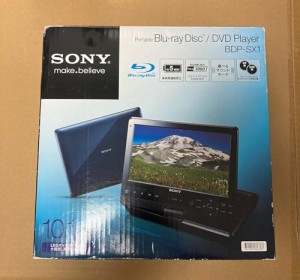 SONY ポータブルブルーレイディスク/DVDプレーヤー BDP-SX1