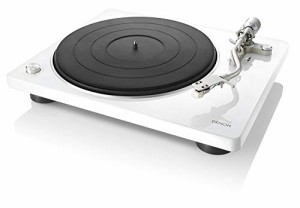 デノン Denon DP-400 レコードプレーヤー ホワイト DP-400WTEM