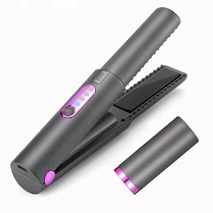 Camonti ヘアアイロン コードレス 4800Ahｍ大容量 ストレート ヘアアイロン カール両用 ヘアストレートアイロン ヘアアイロン USB 充電式