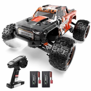 DEERC ラジコン オフロード 1:16スケール ラジコンカー 高速 40km/h ブラシレスモーター搭載 RCトラック 4WD 男の子 クリスマス プレゼン