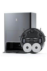 【全自動掃除機】ECOVACS(エコバックス)DEEBOT X1 OMNI ロボット掃除機 モップの自動洗浄 5000Pa強力吸引 AIVI 3D障害物回避システム 高