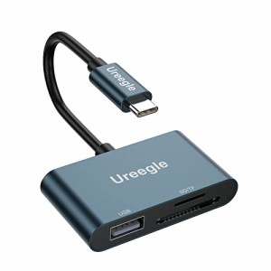 USB Type C SD TFカードリーダー 3in1 USB3.0 UHS-I USB2.0ポート搭載 カメラ USBメモリ ワイヤレスキーボード マウス Micro SD USB Cカ