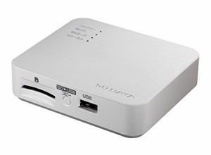 アイ・オー・データ Wi-Fi SDカードリーダー|iOS・Android|11ac|スマホ充電|3,350mAh|日本メーカー WFS-SR03W