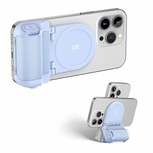 JJC 磁気 Magsafe スマホグリップ スマホホルダー スマホスタンド ワイヤレス リモコン付き スマートフォンホルダー 自撮りグリップ 1/4"