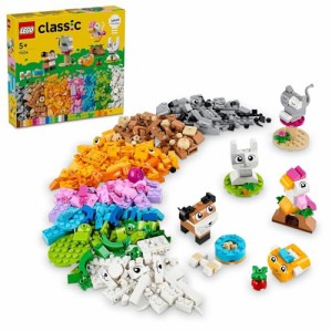 レゴ(LEGO) クラシック ペットをつくろう おもちゃ 玩具 プレゼント ブロック 女の子 男の子 子供 4歳 5歳 6歳 7歳 動物 どうぶつ 知育 