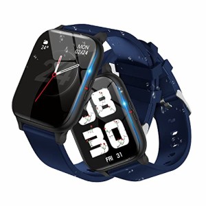 スマートウォッチ 薄型 Bluetooth5.2 1.69インチ大画面 フルタッチスクリーン smartwatch 多機能 IP68防水 多種運動モード スポーツウォ