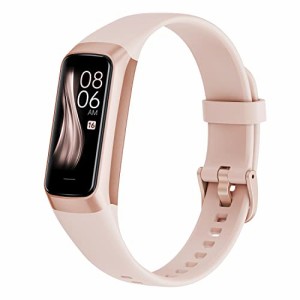 LAMA スマートウォッチ ピンク レディース iPhone対応 smart watch 歩数計 ストップウォッチ 酸素濃度 心拍数 運動記録 着信通知 座り過